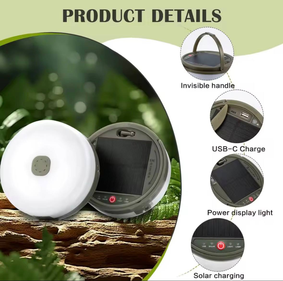 Solar Camping String Lights